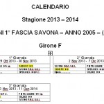 Campionato PULCINI 1° FASCIA SAVONA GIRONE F stagione 20132014